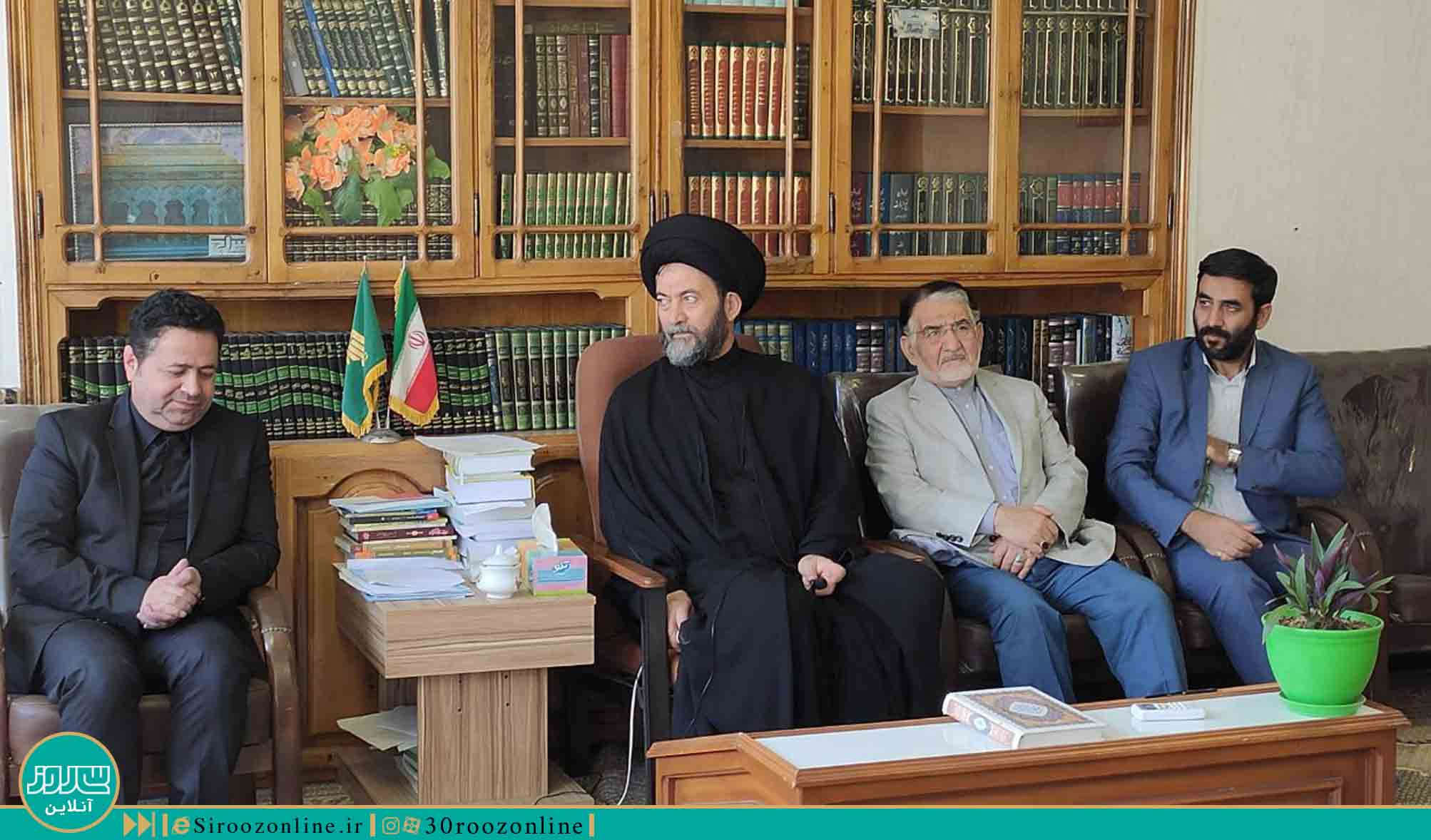 دیدار اعضای شورای عالی بسیج تجار و فعالان اقتصادی کشور با امام جمعه اردبیل